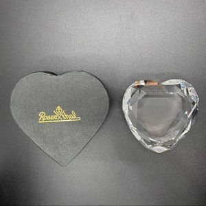 Rosenthal Faceted Crystal Heart